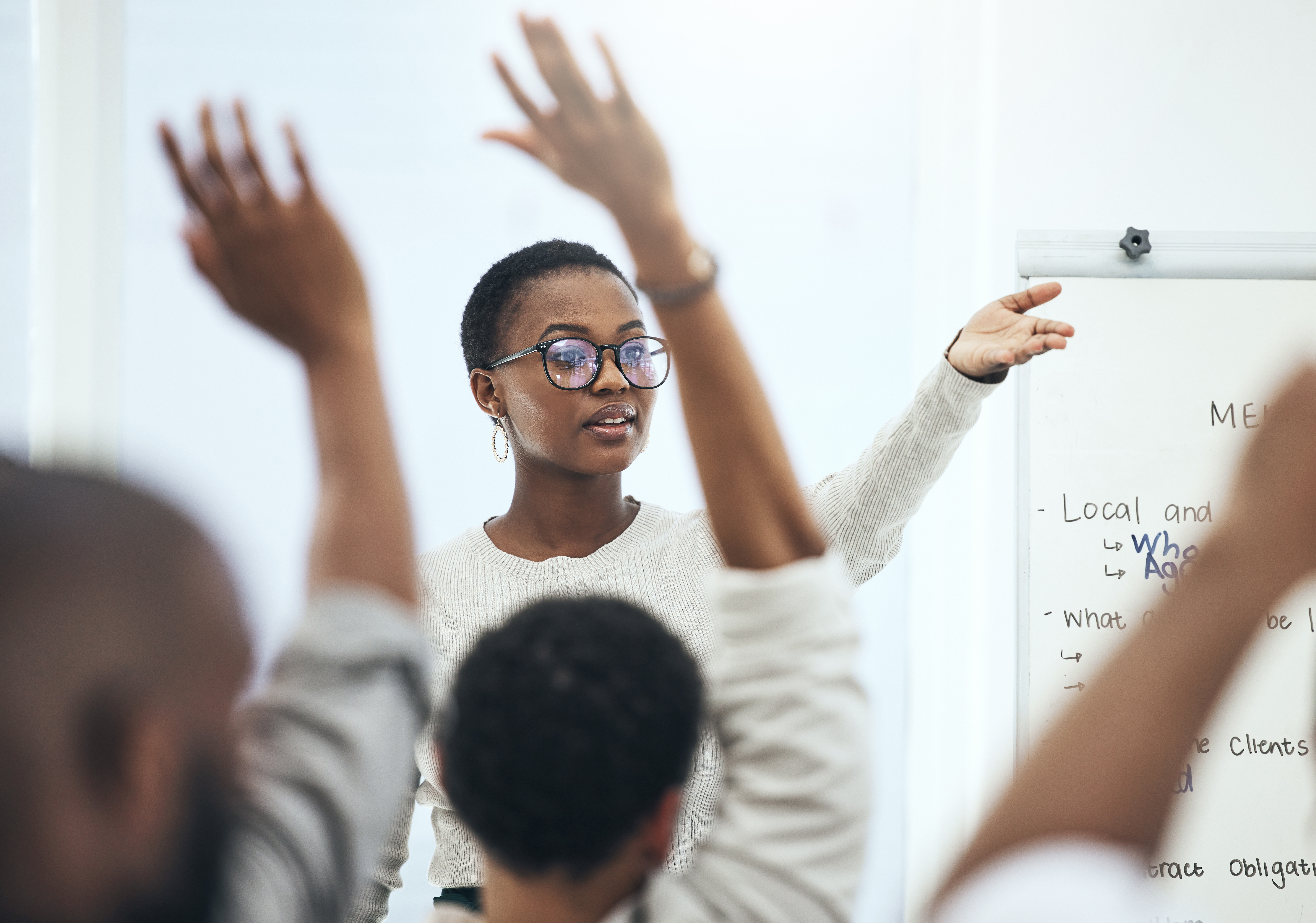Professional leadership moment
